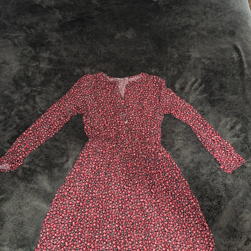 Floral Long Sleeve Dress